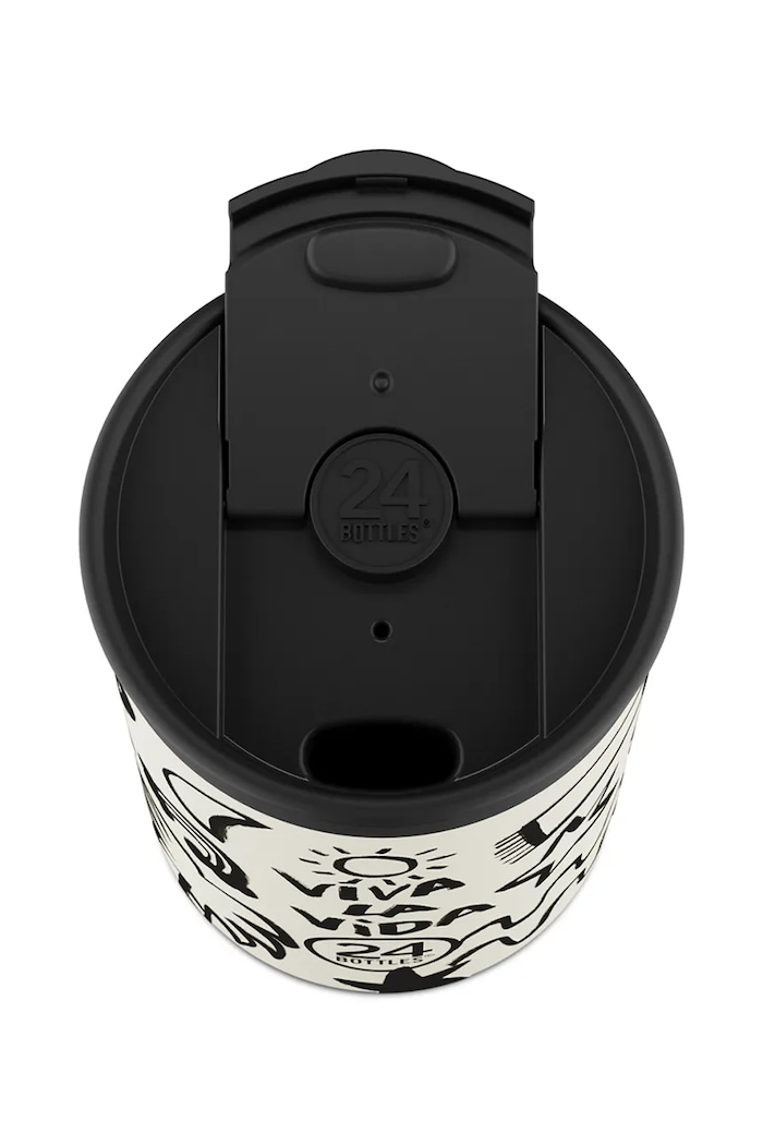 24bottles kubek Travel Tumbler 350 Viva la Vida Travel.Tumbler.350.Viva biały AA00