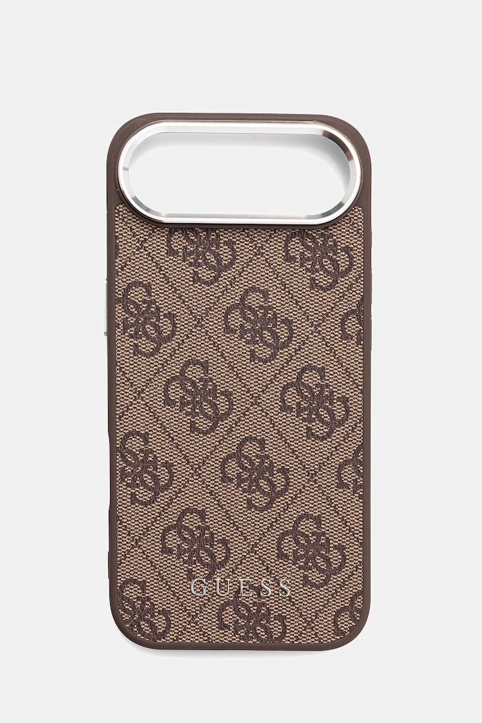 Puzdro na mobil Guess iPhone 17 Air na mobil hnedá GUHMP17MP4GSSMCW