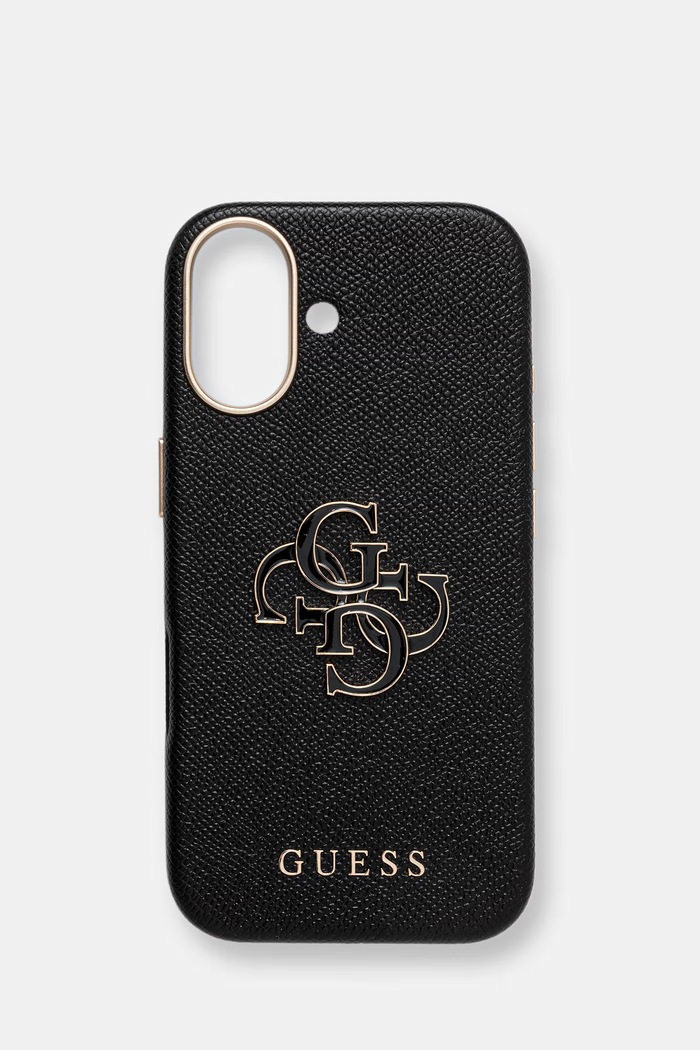 Puzdro na mobil Guess iPhone 17 na mobil čierna GUHCP17S5PS4RGGK