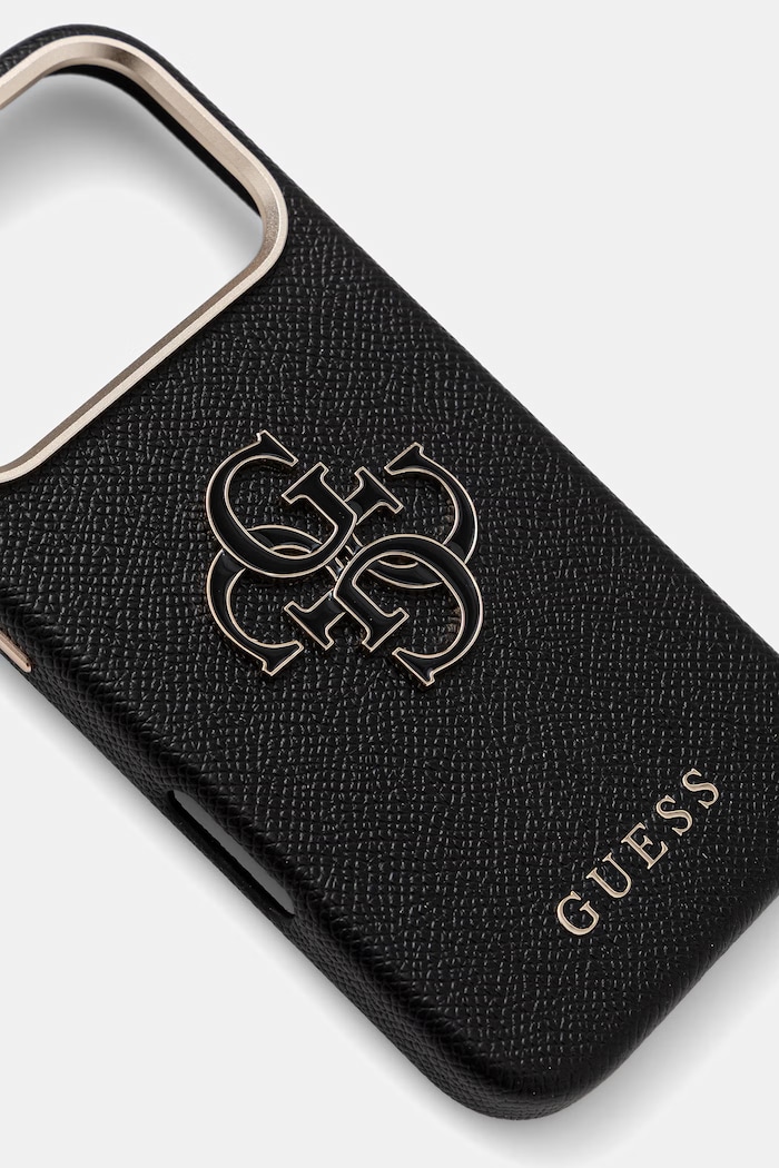Puzdro na mobil Guess iPhone 17 Pro GUHCP17L5PS4RGGK čierna AA00