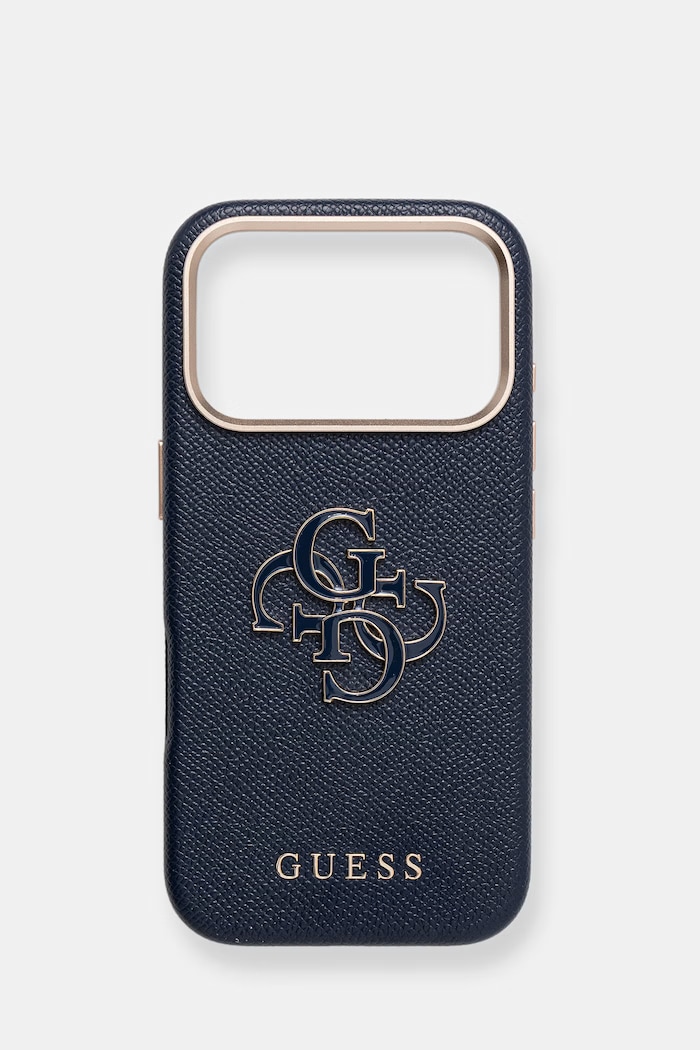 Puzdro na mobil Guess iPhone 17 Pro na mobil modrá GUHCP17L5PS4RGGB