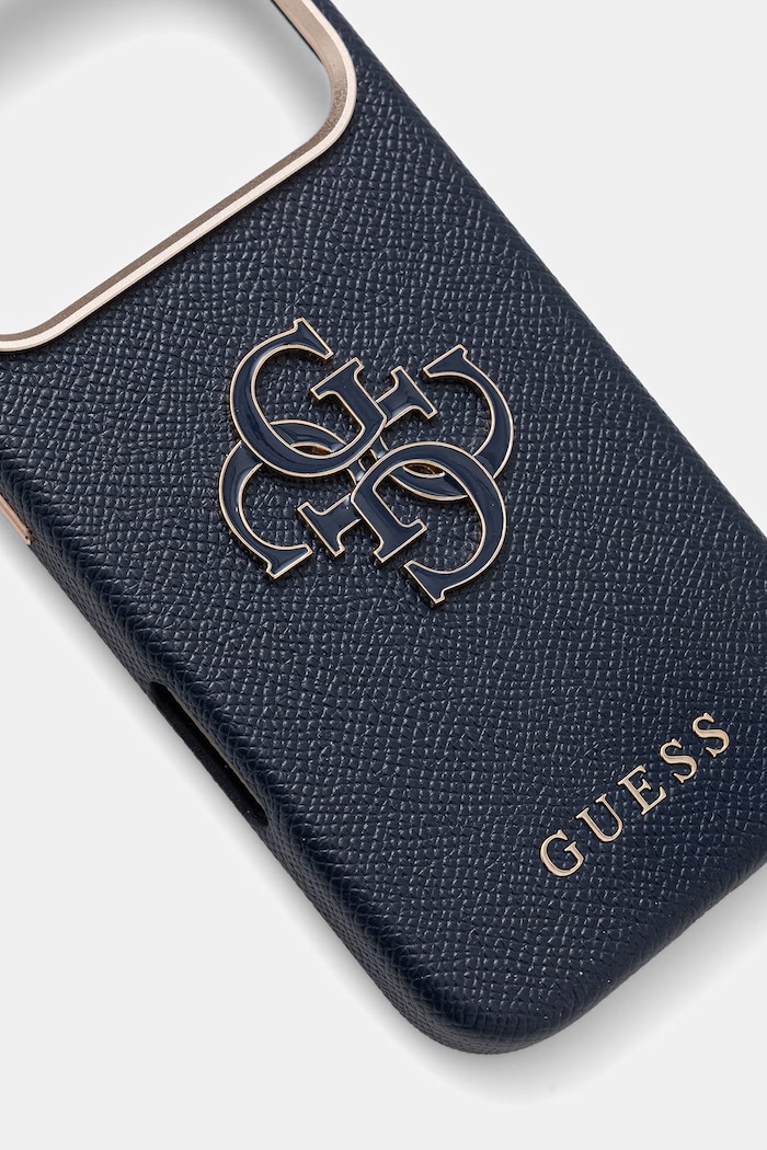 Puzdro na mobil Guess iPhone 17 Pro GUHCP17L5PS4RGGB modrá AA00