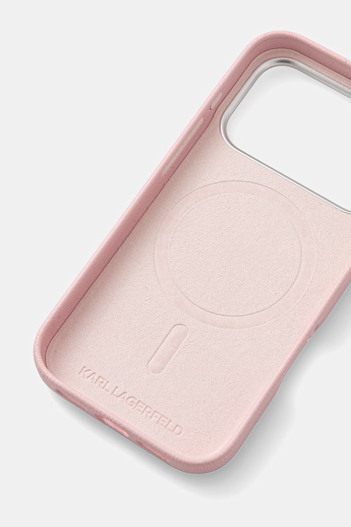 Etui za telefon Karl Lagerfeld iPhone 17 Pro KLHMP17L6PFKCLP roza AA00