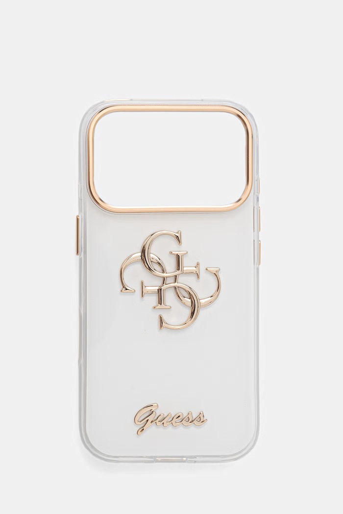 Guess puzdro na telefón iPhone 17 Pro biela GUHCP17L5HC4MLSH