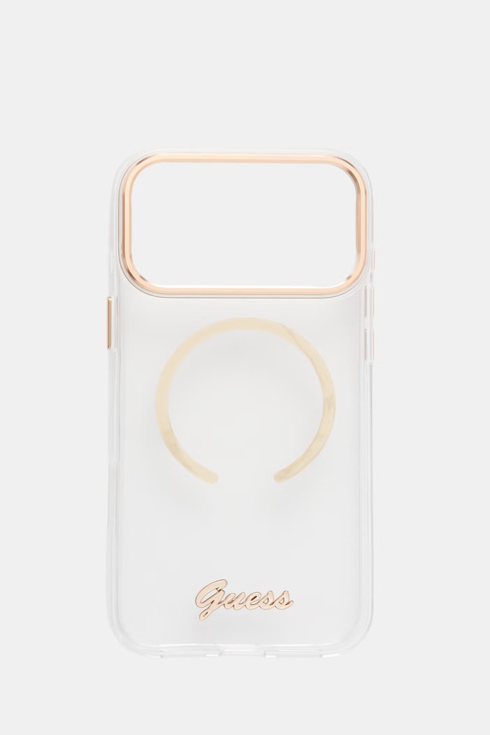 Guess obal na iPhone 17 Pro Max priesvitná GUHMP17X5HTCSMST