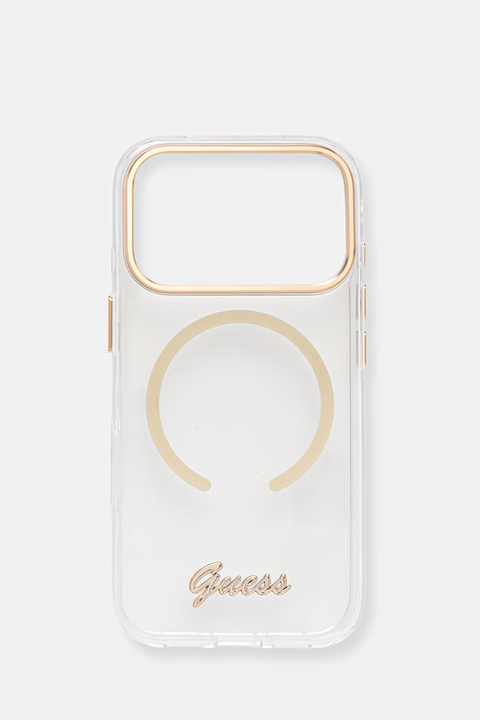 Guess carcasă de telefon iPhone 17 Pro transparent GUHMP17L5HTCSMST
