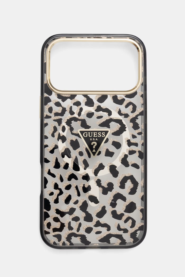 Guess θήκη τηλεφώνου iPhone 17 Pro Max μαύρο GUHMP17XHLEGTGLK