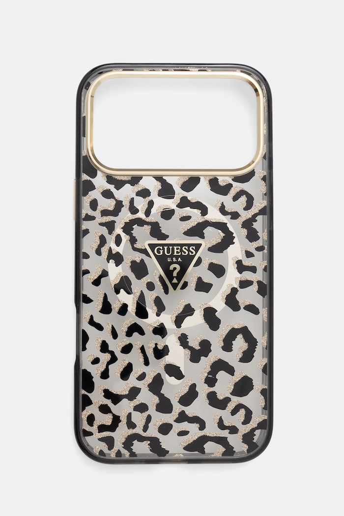 Guess θήκη τηλεφώνου iPhone 17 Pro Max μαύρο GUHMP17XHLEGTGLK