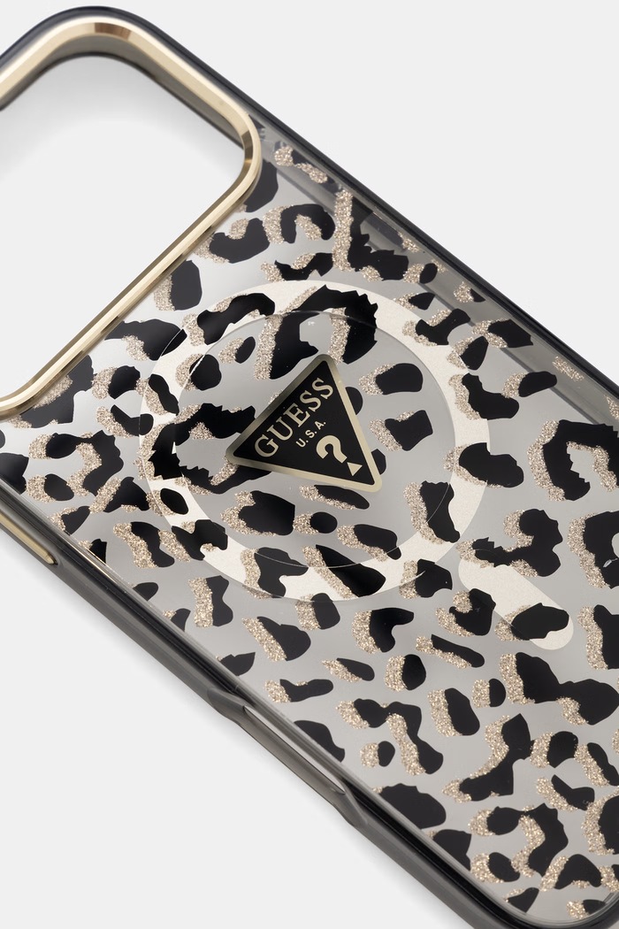 Guess θήκη τηλεφώνου iPhone 17 Pro Max GUHMP17XHLEGTGLK μαύρο AA00
