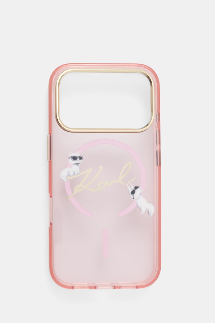 Karl Lagerfeld obal na telefón iPhone 17 Pro ružová KLHMP17L5HKSCAP