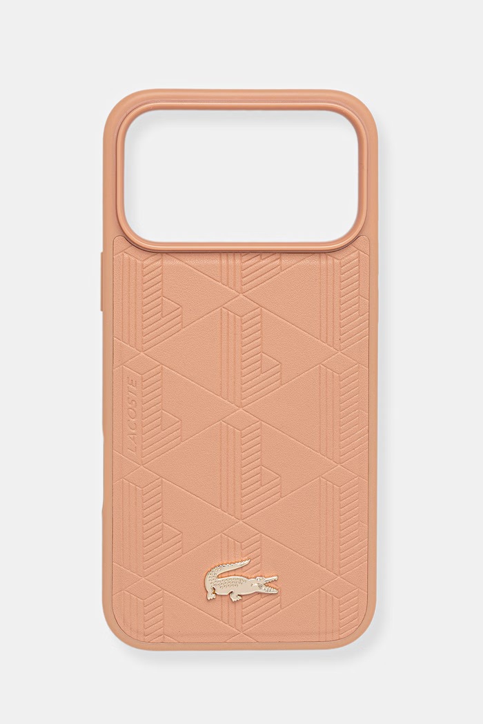 Lacoste puzdro na telefón iPhone 17 Pro Max oranžová LCHMP17XPNOP