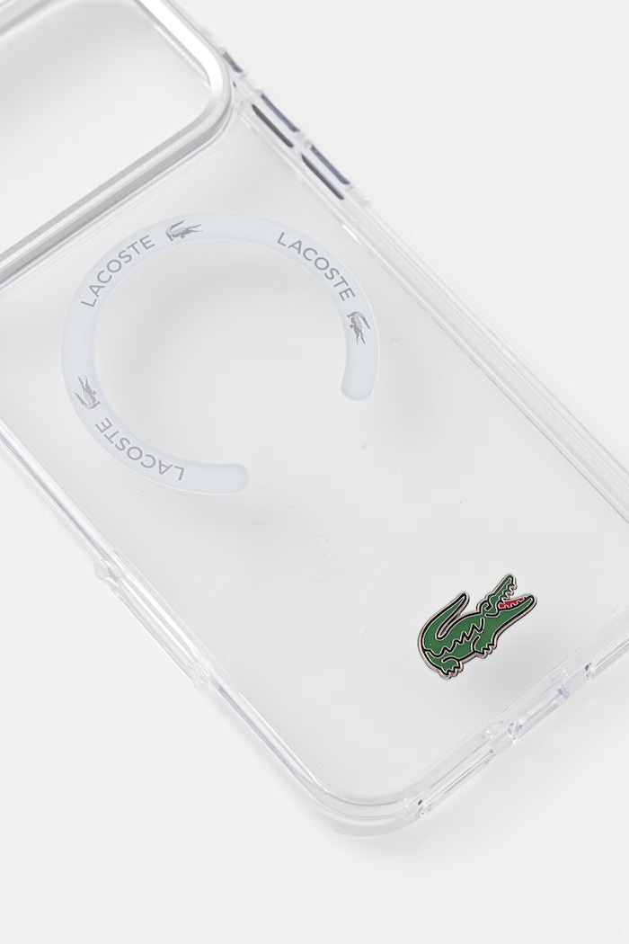 Lacoste puzdro na telefón iPhone 17 Pro Max LCHMP17XUGTEH priesvitná AA00