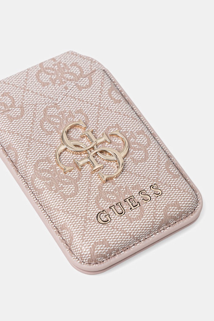 Guess puzdro na karty GUWMSMIP4GP ružová AA00