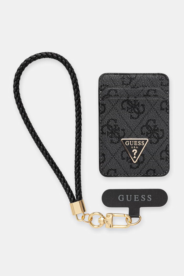 Guess puzdro na karty sivá GUBPWMWSP4GTK