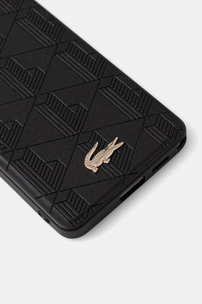 Lacoste obal na telefón z imitácie kože Samsung Galaxy S26 Ultra LCHMS26LPNOK čierna AA00