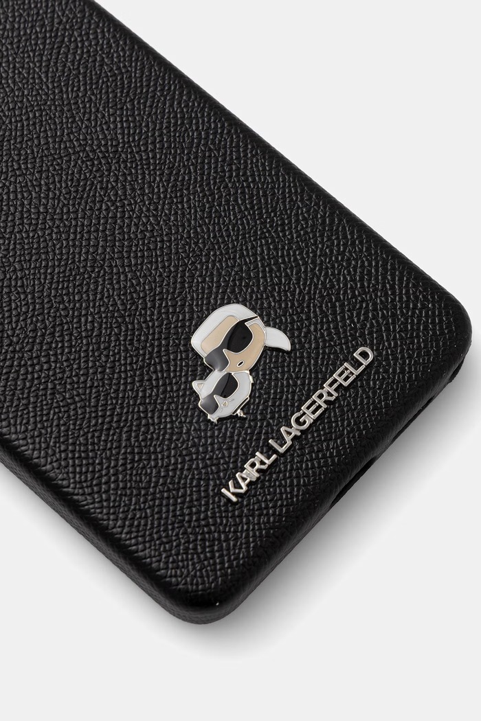 Karl Lagerfeld carcasă de telefon cu imitație de piele Samsung Galaxy S26 Ultra KLHMS26L6PFKCLK negru AA00