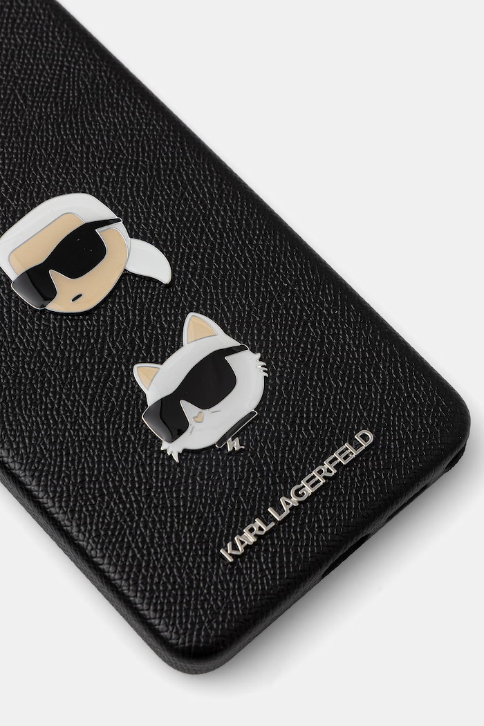 Karl Lagerfeld carcasă de telefon cu imitație de piele Samsung Galaxy S26 Ultra KLHCS26LPSFDHPOK negru AA00