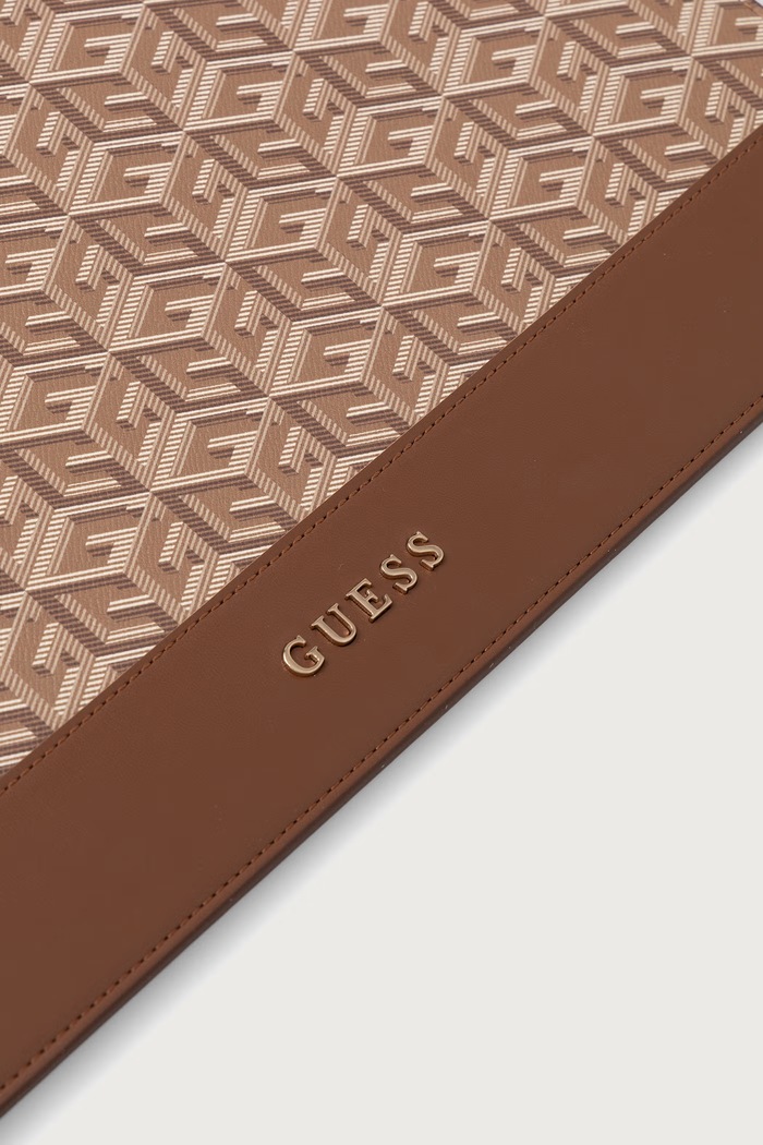 Akcesoria Guess Pokrowiec na laptopa GUCS14HGCFSEW brązowy