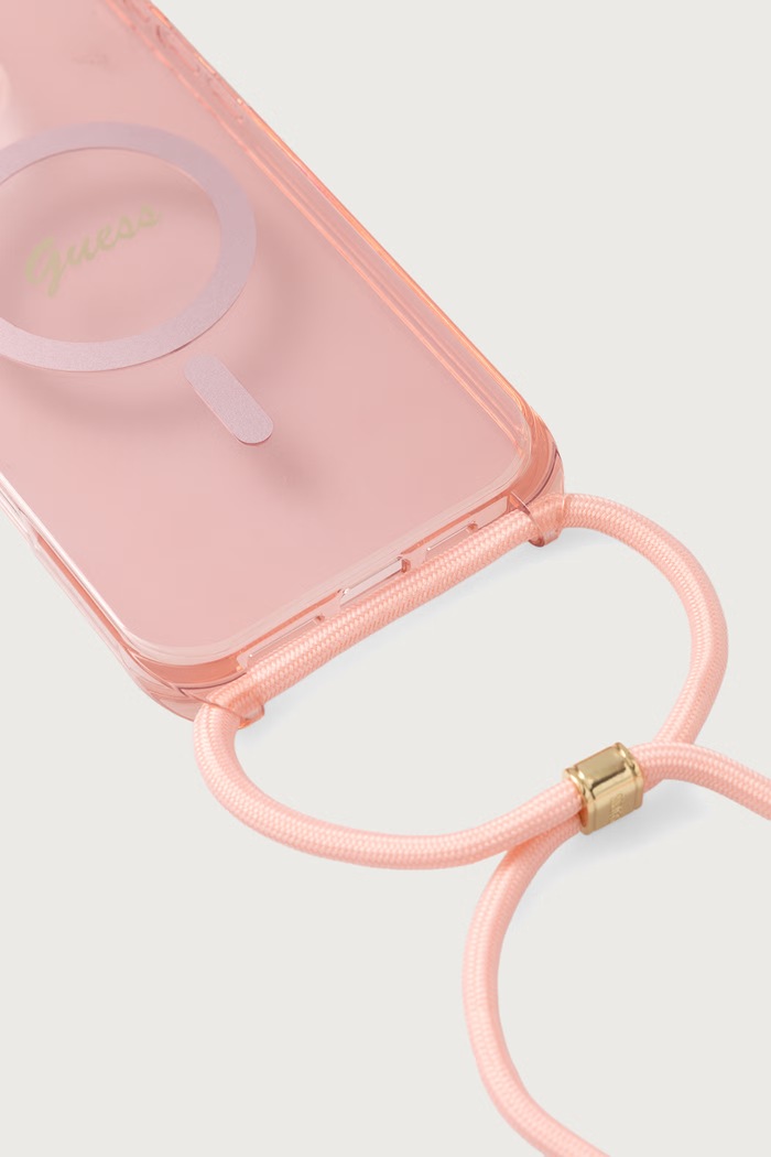 Guess Etui na telefon iPhone 16 Pro Max GUHMP16XHCTSGNSP różowy AA00