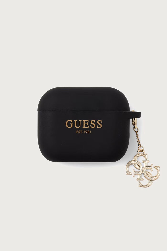 Guess Etui na słuchawki AirPods Pro 3 czarny GUAP3LECG4K