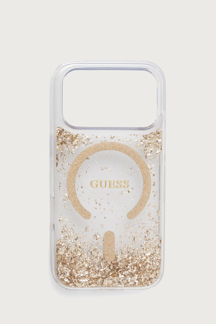 Guess Etui na telefon iPhone 17/18 Pro złoty GUHMP18LRGRGED