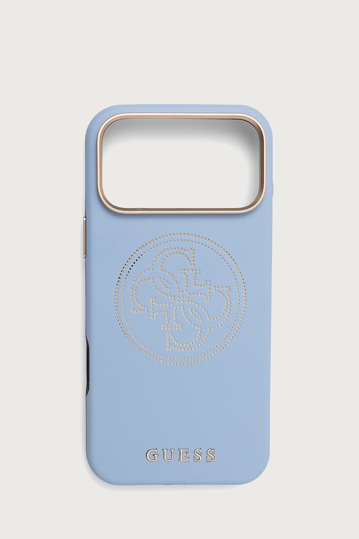 Guess Etui na telefon iPhone 17/18 Pro niebieski GUHMP18L6PS4SRGB