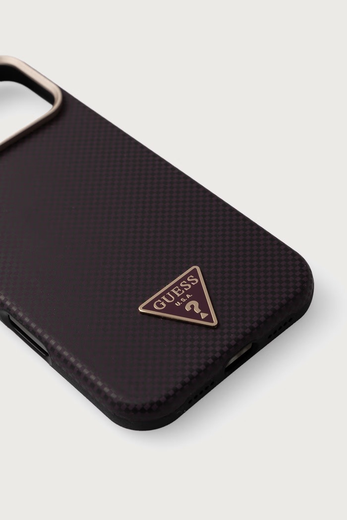 Guess Etui na telefon iPhone 17/18 Pro Max GUHMP18X6PWKSGTU bordowy AA00