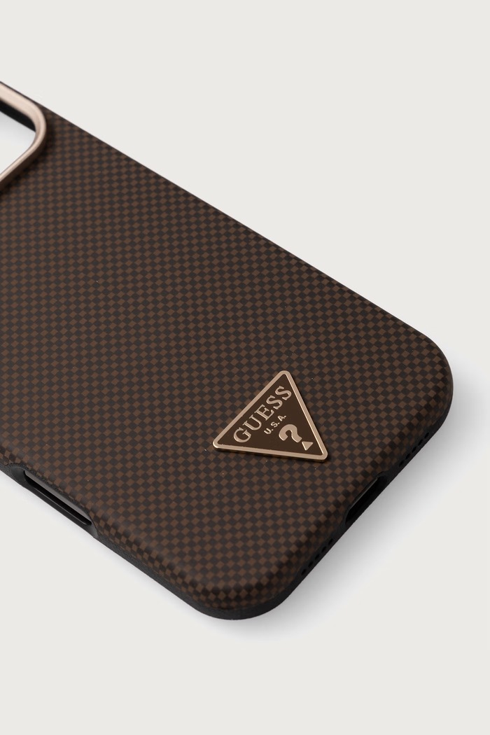 Guess Etui na telefon iPhone 17/18 Pro Max GUHMP18X6PWKSGTW brązowy AA00