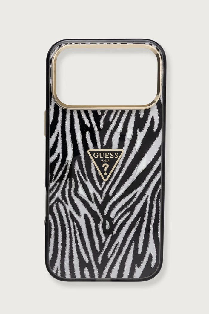 Guess Etui na telefon iPhone 17/18 Pro Max srebrny GUHMP18X6HZPGTLS