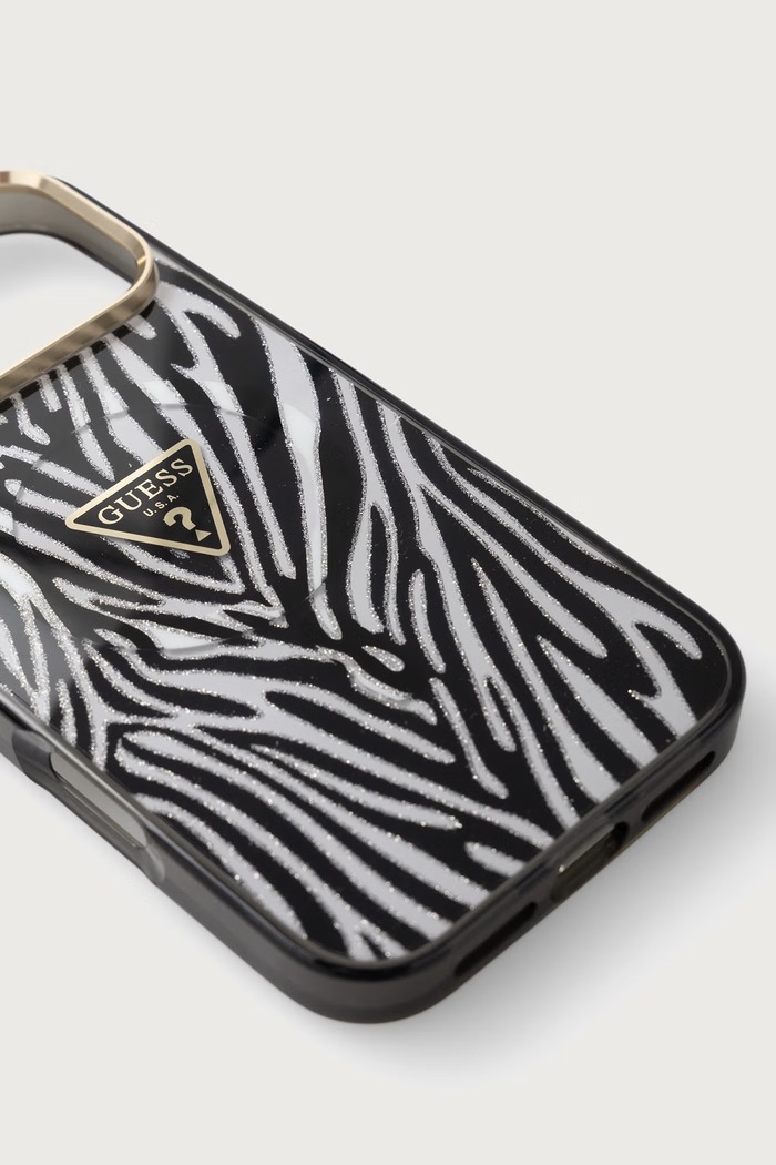 Guess Etui na telefon iPhone 17/18 Pro Max GUHMP18X6HZPGTLS srebrny AA00