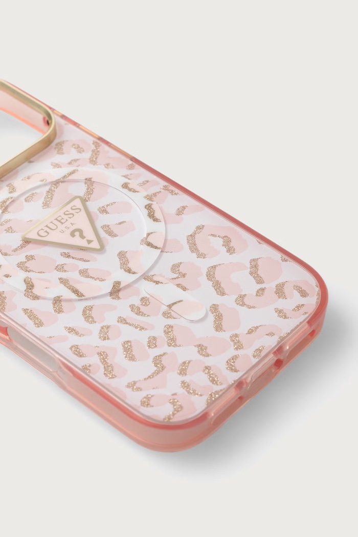 Guess Etui na telefon iPhone 17/18 Pro GUHMP18LHLEGTGLP różowy AA00