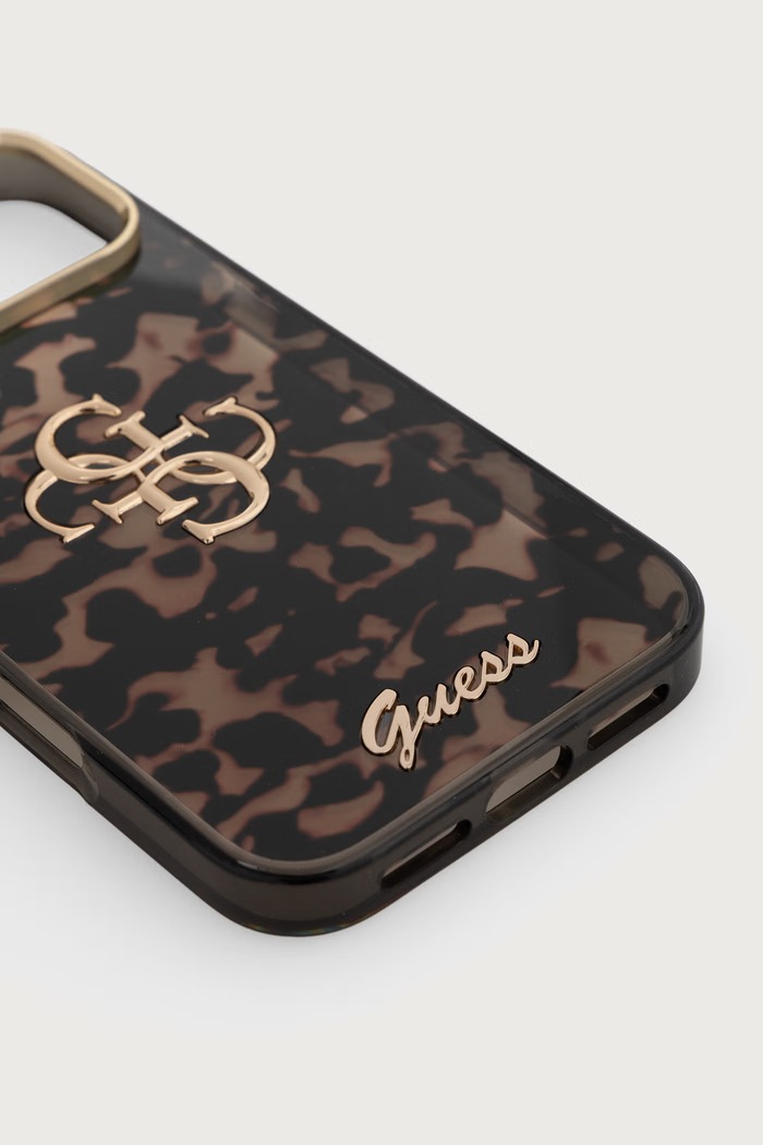 Guess Etui na telefon iPhone 17/18 Pro Max GUHCP18X6HT4SMW brązowy AA00