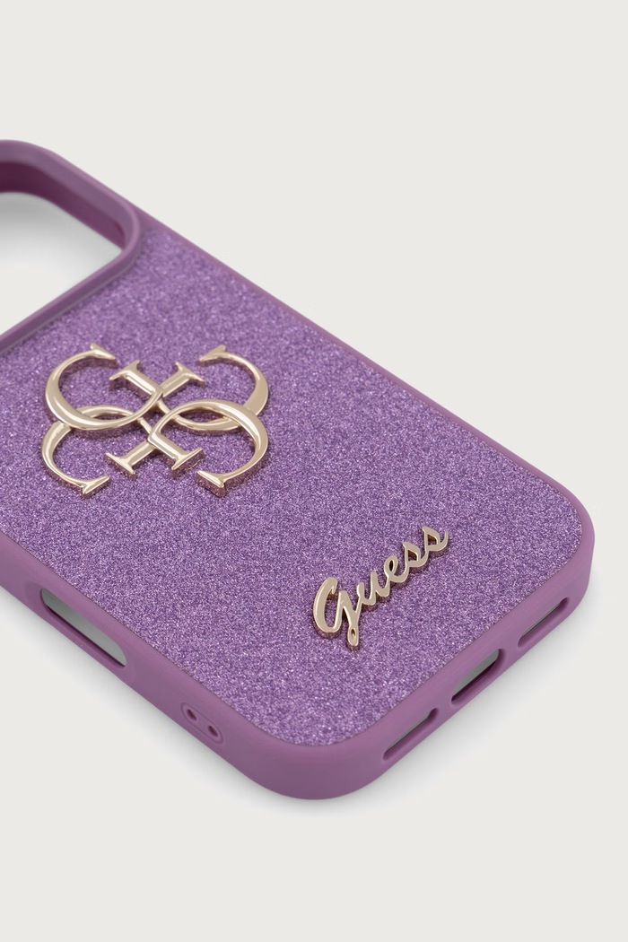 Guess Etui na telefon iPhone 17 Pro GUHCP17LHG4SGL fioletowy AA00