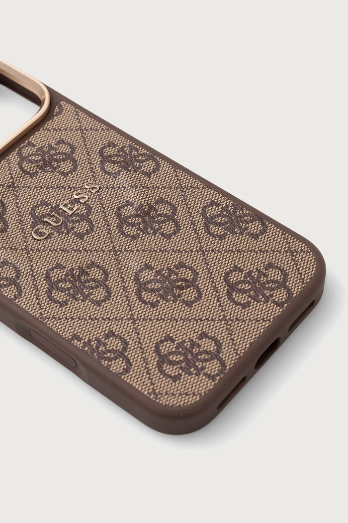Guess Etui na telefon iPhone 17/18 Pro Max GUHMP18XP4MSEGCW brązowy AA00