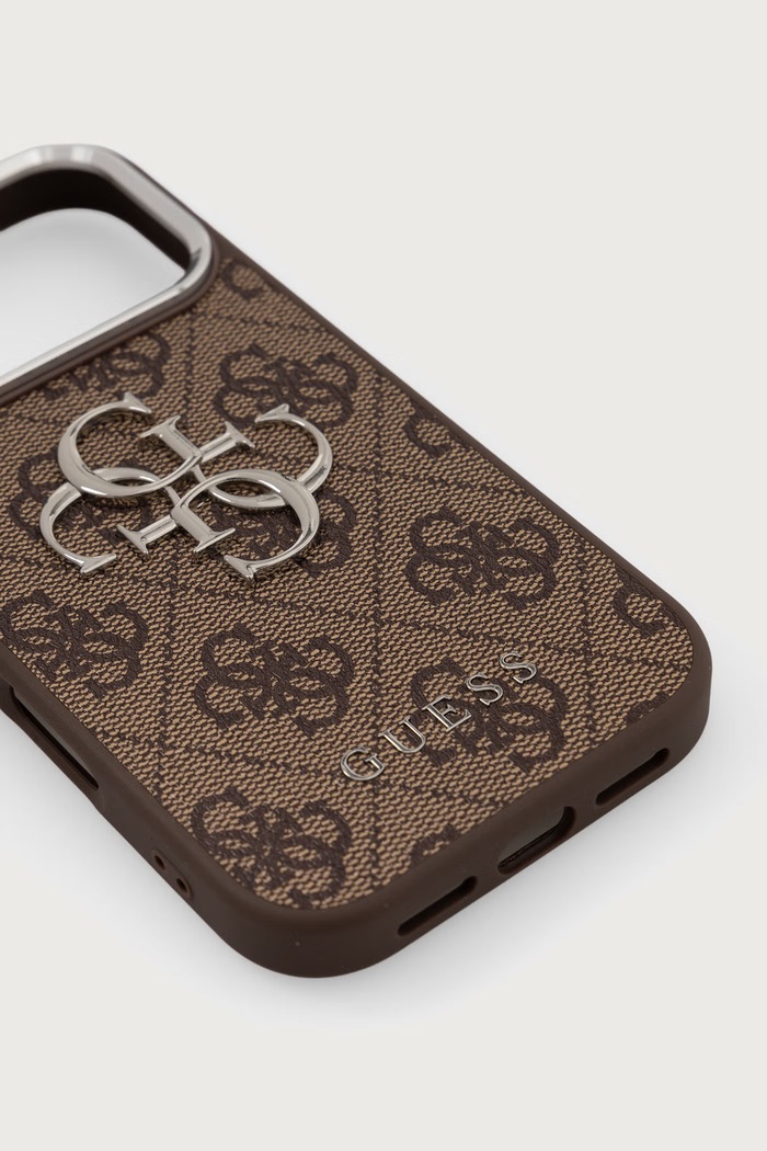 Guess Etui na telefon iPhone 17 Pro GUHCP17LP4G4SMCW brązowy AA00