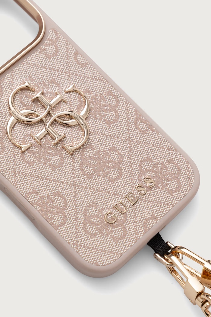 Guess Etui na telefon iPhone 17 Pro GUHCP17LP4G4BCSP różowy AA00