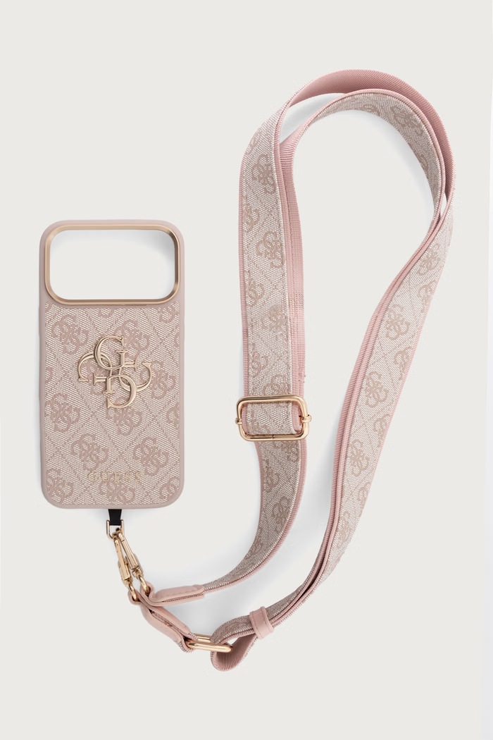 Guess Etui na telefon iPhone 17 Pro Max różowy GUHCP17XP4G4BCSP