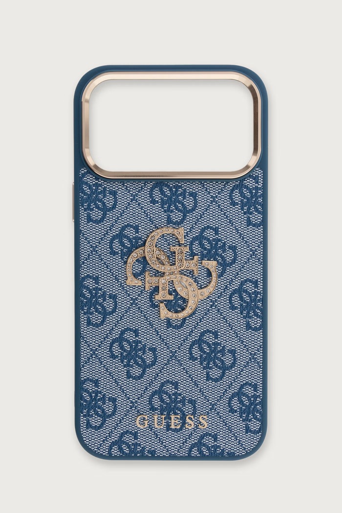 Guess Etui na telefon iPhone 17/18 Pro Max niebieski GUHCP18X6P4DSMLB