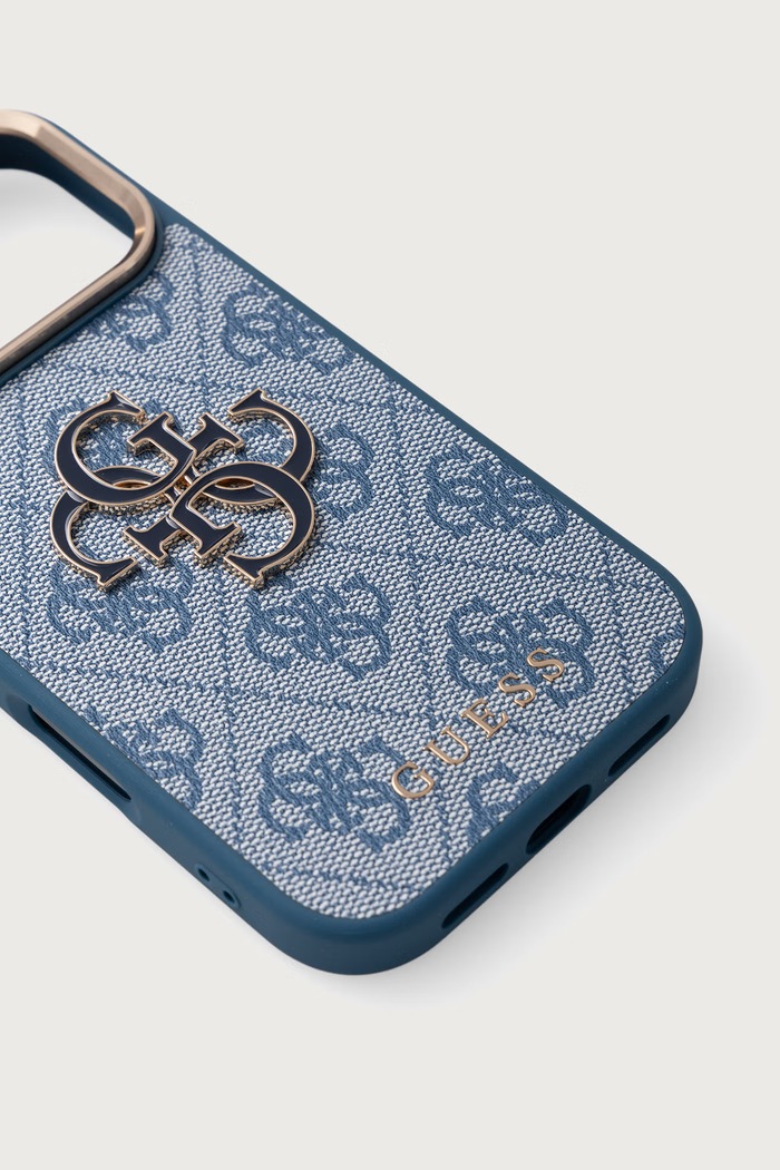 Guess Etui na telefon iPhone 17/18 Pro GUHCP18L6P4SRMLB niebieski AA00
