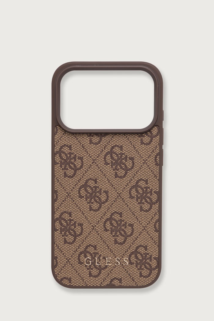 Guess Etui na telefon iPhone 17/18 Pro brązowy GUHCP18LG4GFBR