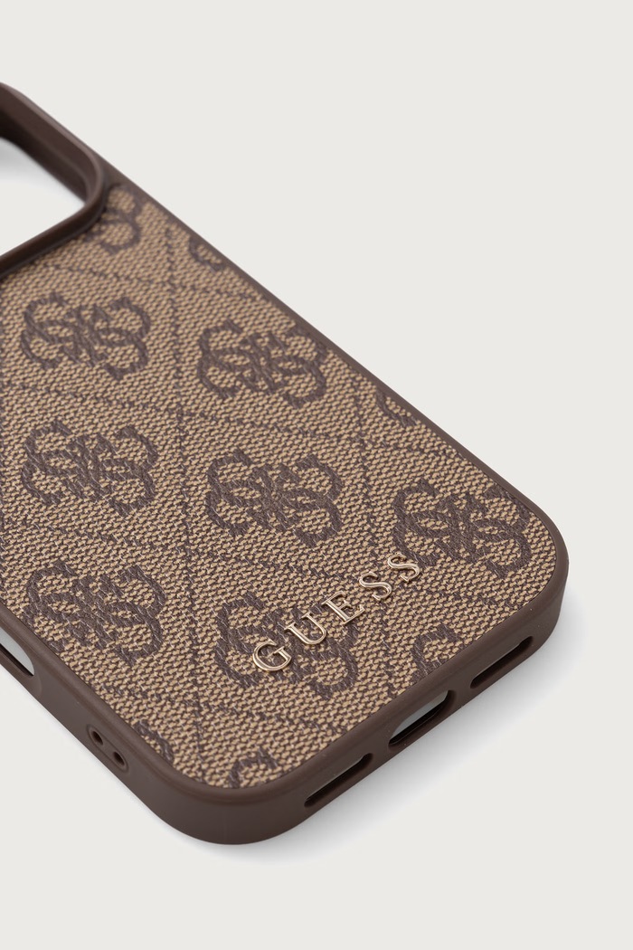 Guess Etui na telefon iPhone 17/18 Pro GUHCP18LG4GFBR brązowy AA00