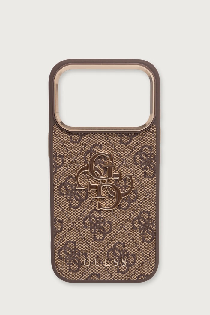 Guess Etui na telefon iPhone 17/18 Pro brązowy GUHCP18L6P4SRMLW