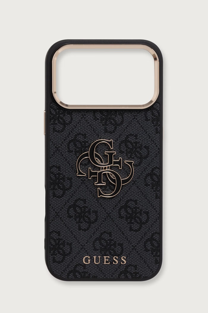 Guess Etui na telefon iPhone 17/18 Pro Max czarny GUHCP18X6P4SRMLK