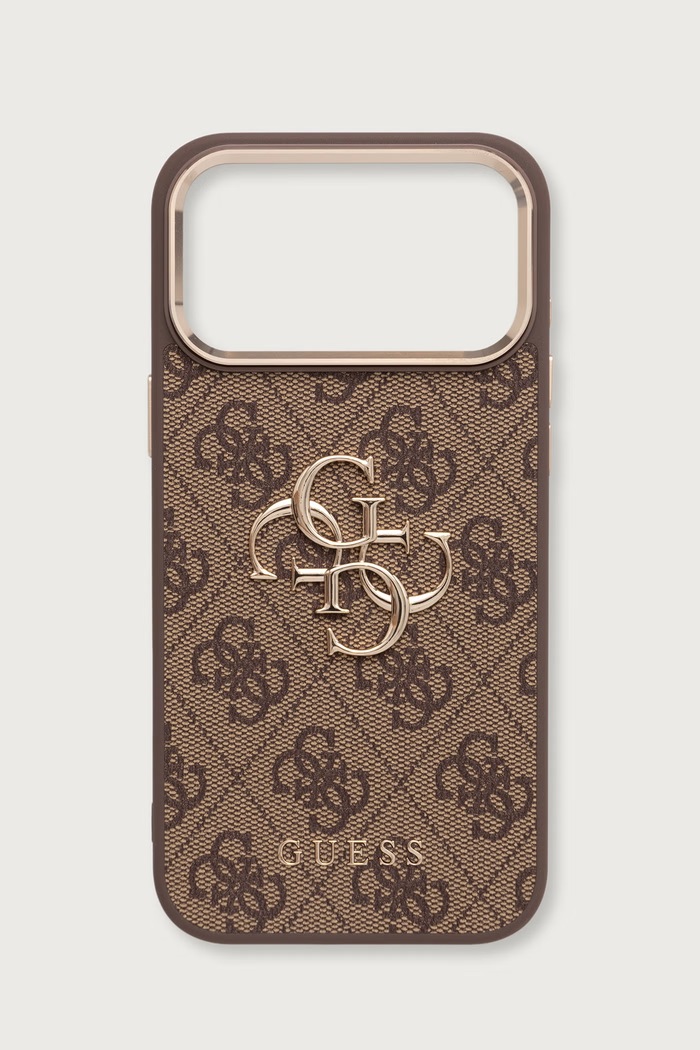 Guess Etui na telefon iPhone 17/18 Pro Max brązowy GUHCP18X4GMGCBR