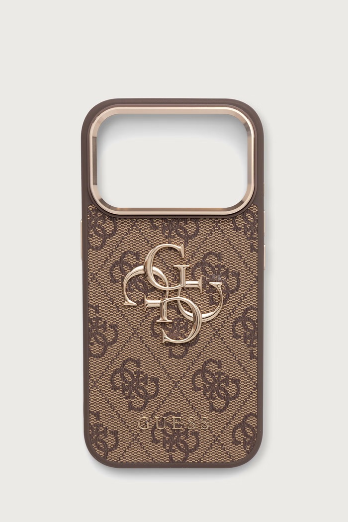 Guess Etui na telefon damskie iPhone 17/18 Pro brązowy GUHCP18L4GMGCBR