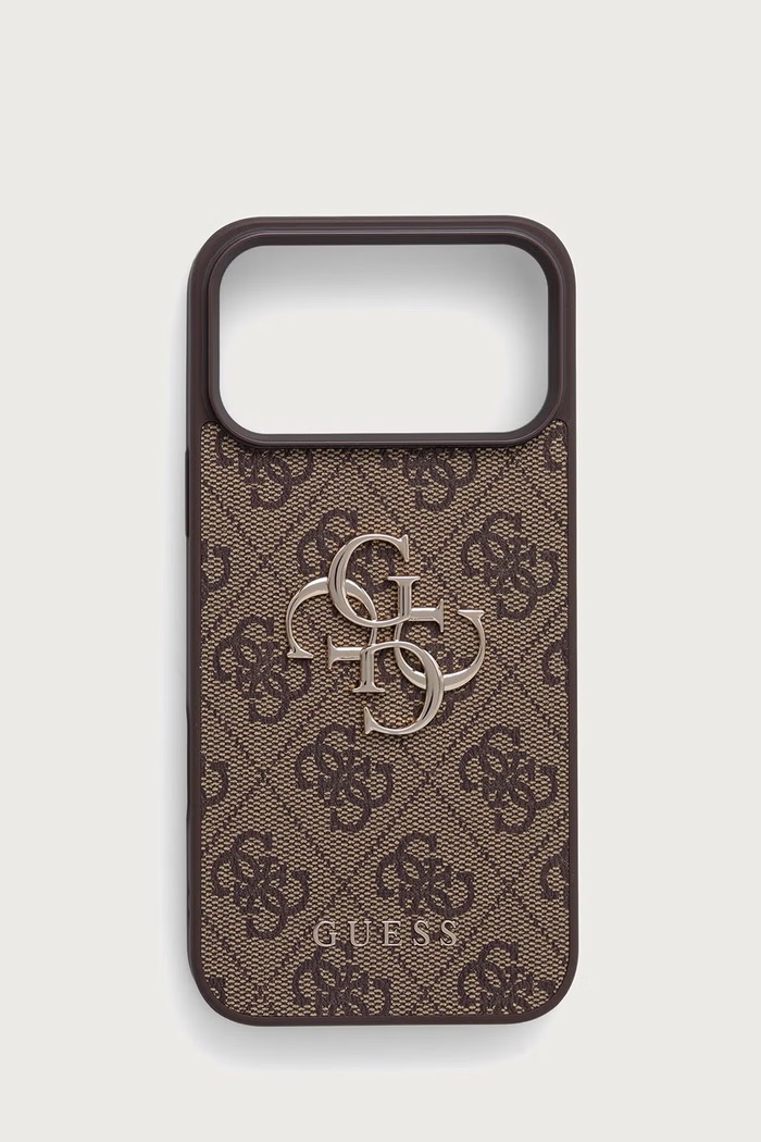 Guess Etui na telefon iPhone 17/18 Pro Max brązowy GUHCP18X4GMGBR