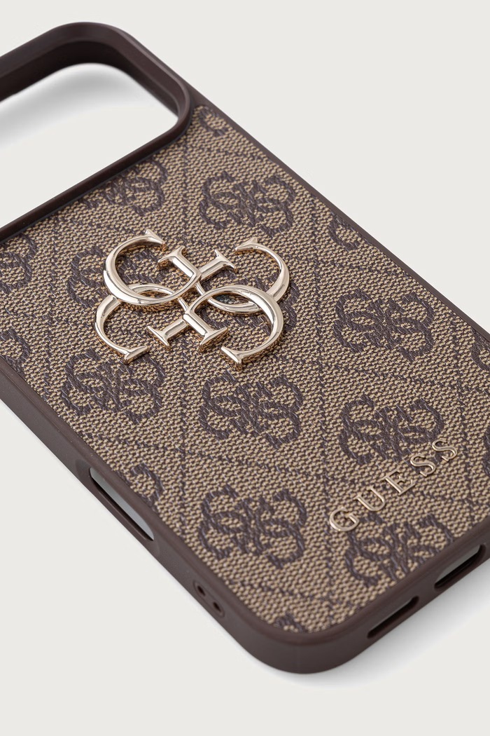 Guess Etui na telefon iPhone 17/18 Pro Max GUHCP18X4GMGBR brązowy AA00