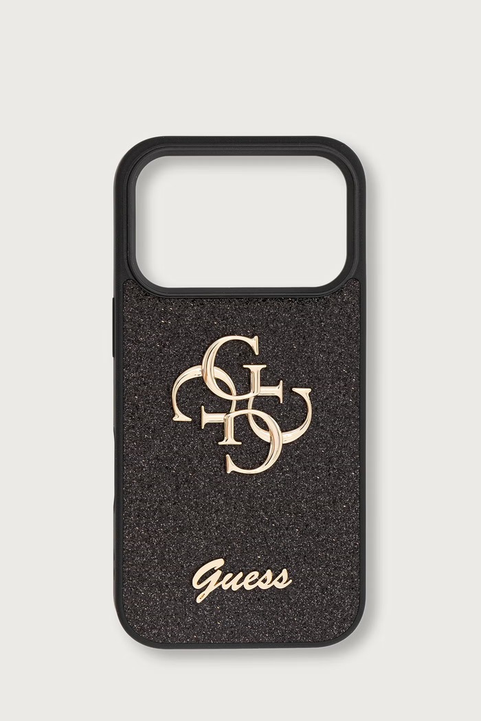Guess Etui na telefon iPhone 17/18 Pro czarny GUHCP18LHG4SGK