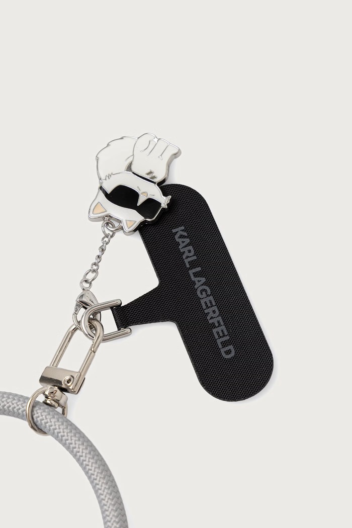 Karl Lagerfeld pasek do telefonu KLCCUCNMSCKIG szary AA00