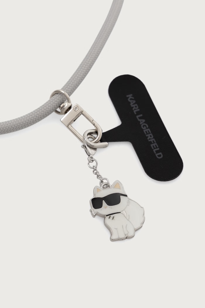 Karl Lagerfeld Pasek do telefonu KLCCUCNMSCKIG szary AA00